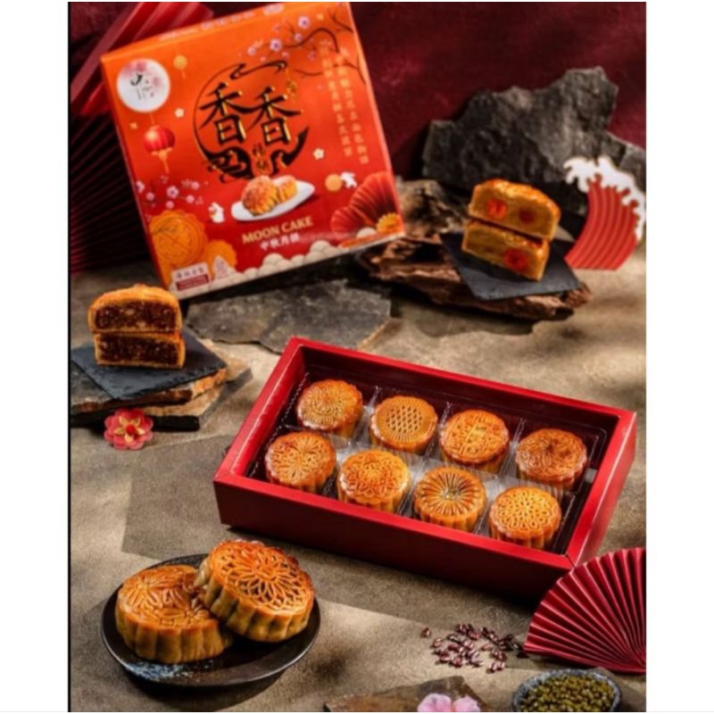 

Xiang Xiang mini kue bulan 8 rasa 1kotak isi 8pcs