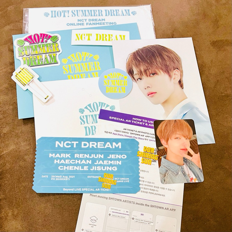 [ALL SET] Jisung Beyond Live Ar Ticket + photocard The Dream Show NCT DREAM OFFICIAL