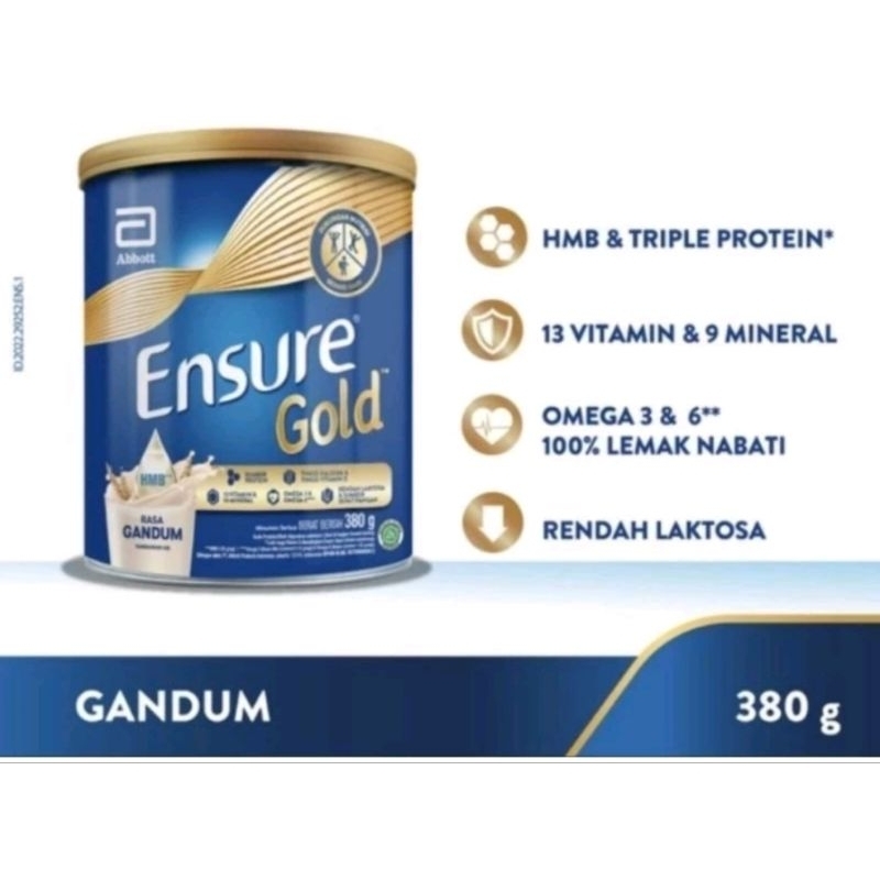 

PROMO CUCI GUDANG!! ENSURE Gold rasa GANDUM 380 gr. PALING MURAH!!