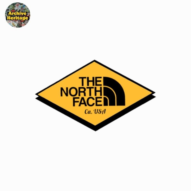 

sticker The North Face never stop exploring TNF outdoor brand clothing stiker