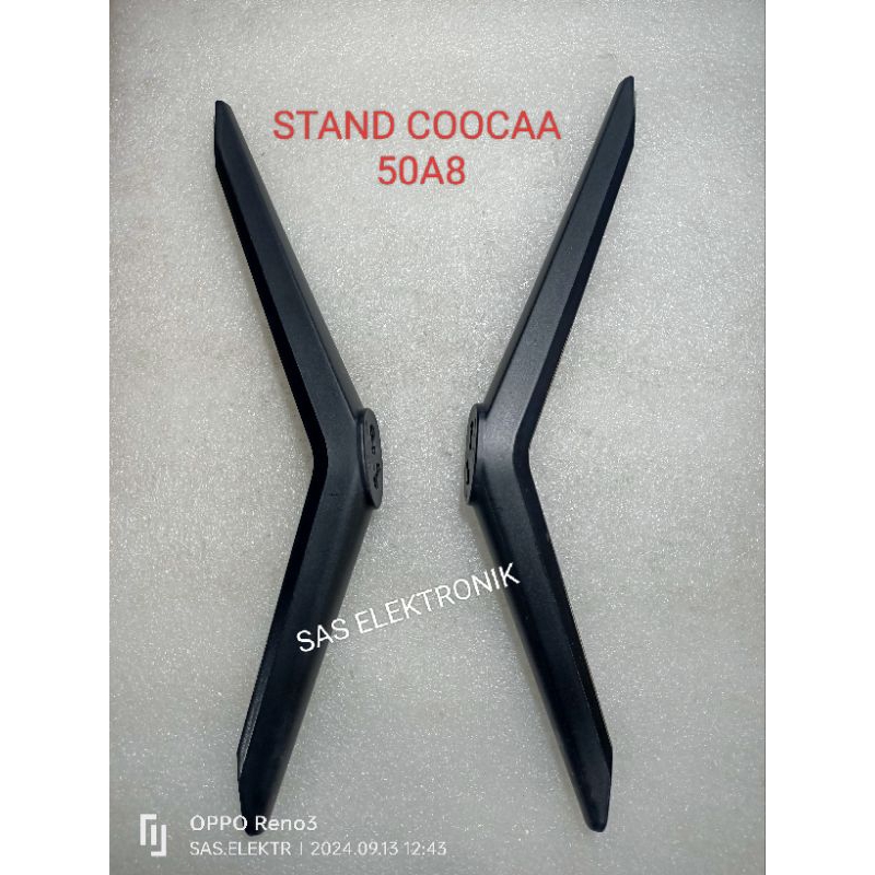 STAND BRACKET KAKI PEDESTAL DUDUKAN TV LED COOCAA 50 INCH 50A8