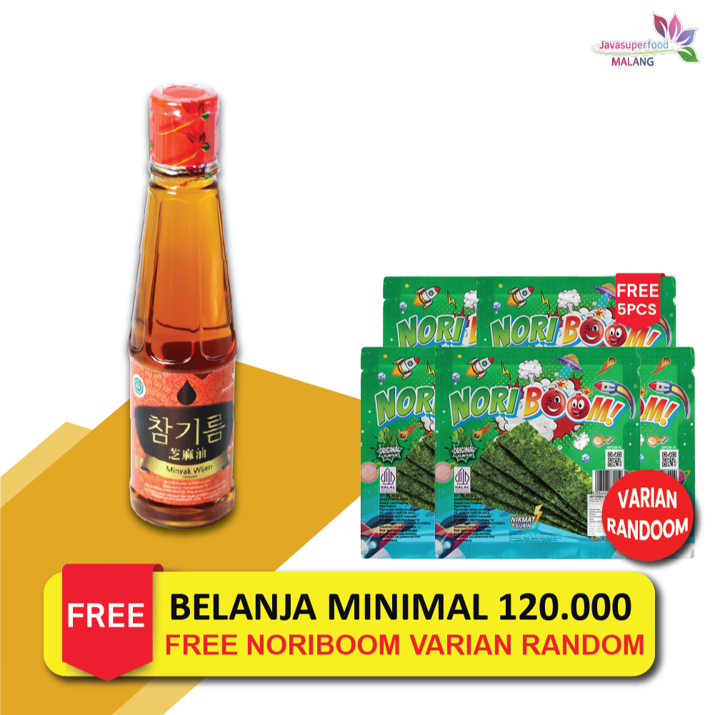

MINYAK WIJEN JAVA SUPER FOOD 135 ML / SESAME OIL KOREA HALAL