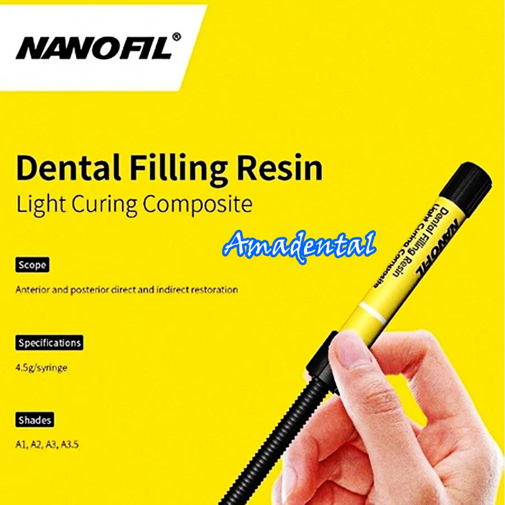 Dental filling resin light curing / composite nanofil / nanofill composite veneer