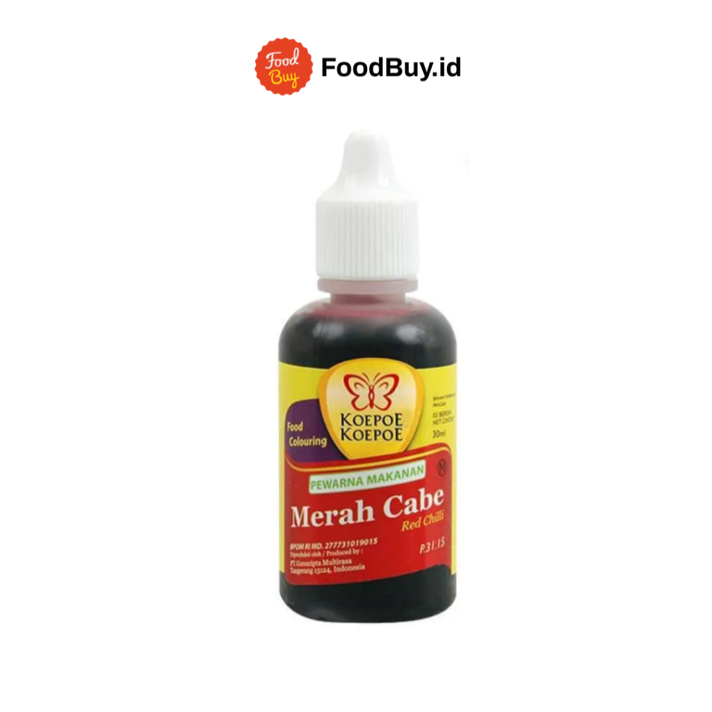 

Koepoe Koepoe Pewarna Merah Cabe 30 ml