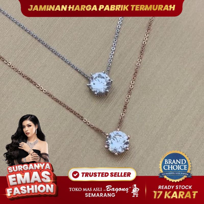 KALUNG FASHION NAGITA 17K/750- ASLI BAGONG GOLD BAGONG EMAS