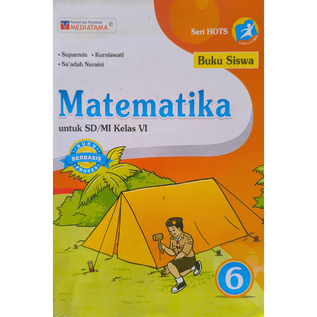 BUKU MATEMATIKA KELAS 6 SD/MI K13 MEDIATAMA
