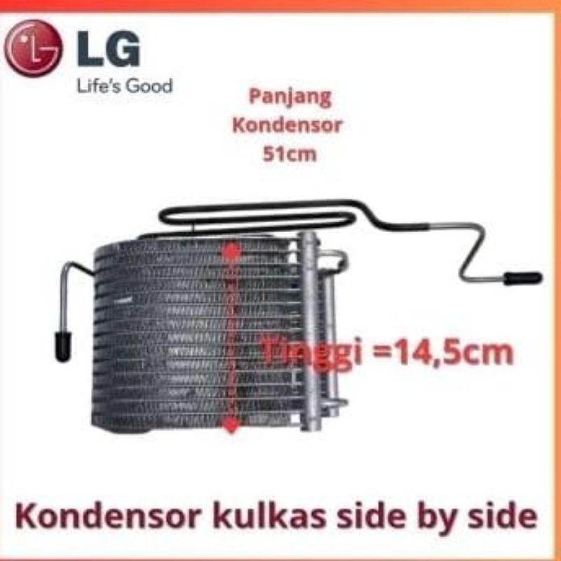 CONDENSER BAWAH KULKAS SXS LG GC X247 CKAV CQAV GC-M297SLGL GC-Q247CSBV