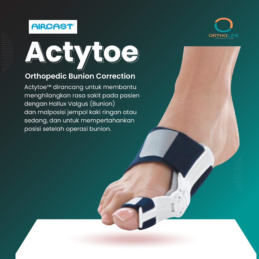 Aircast Actytoe - Orthopedic Bunion Correction by Ortholife Indonesia