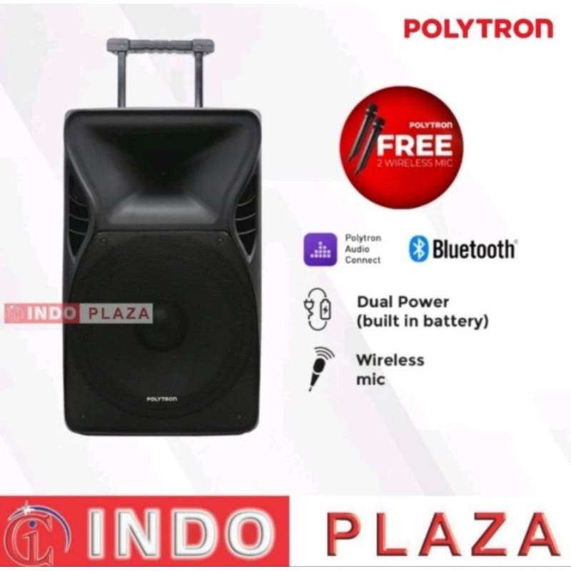 SPEAKER POLYTRON PORTABLE PASPRO-15F5 (MEDAN)