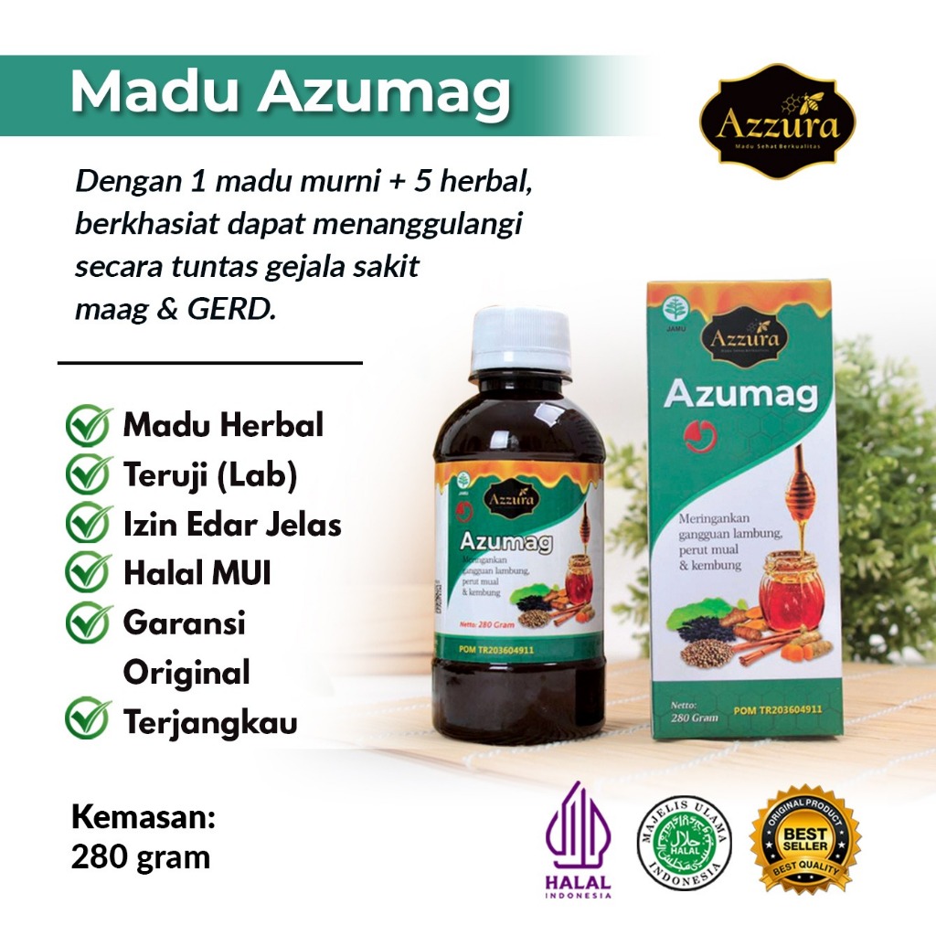 

Madu Azzura - Madu Azumag Cepat Mengatasi Masalah Lambung Asli 100% Original