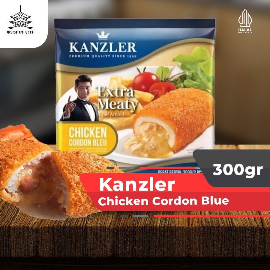 

[BEST SELLER] Kanzler Cordon Bleu Isi 2pcs 300gr x 6 pcs 1 Dus