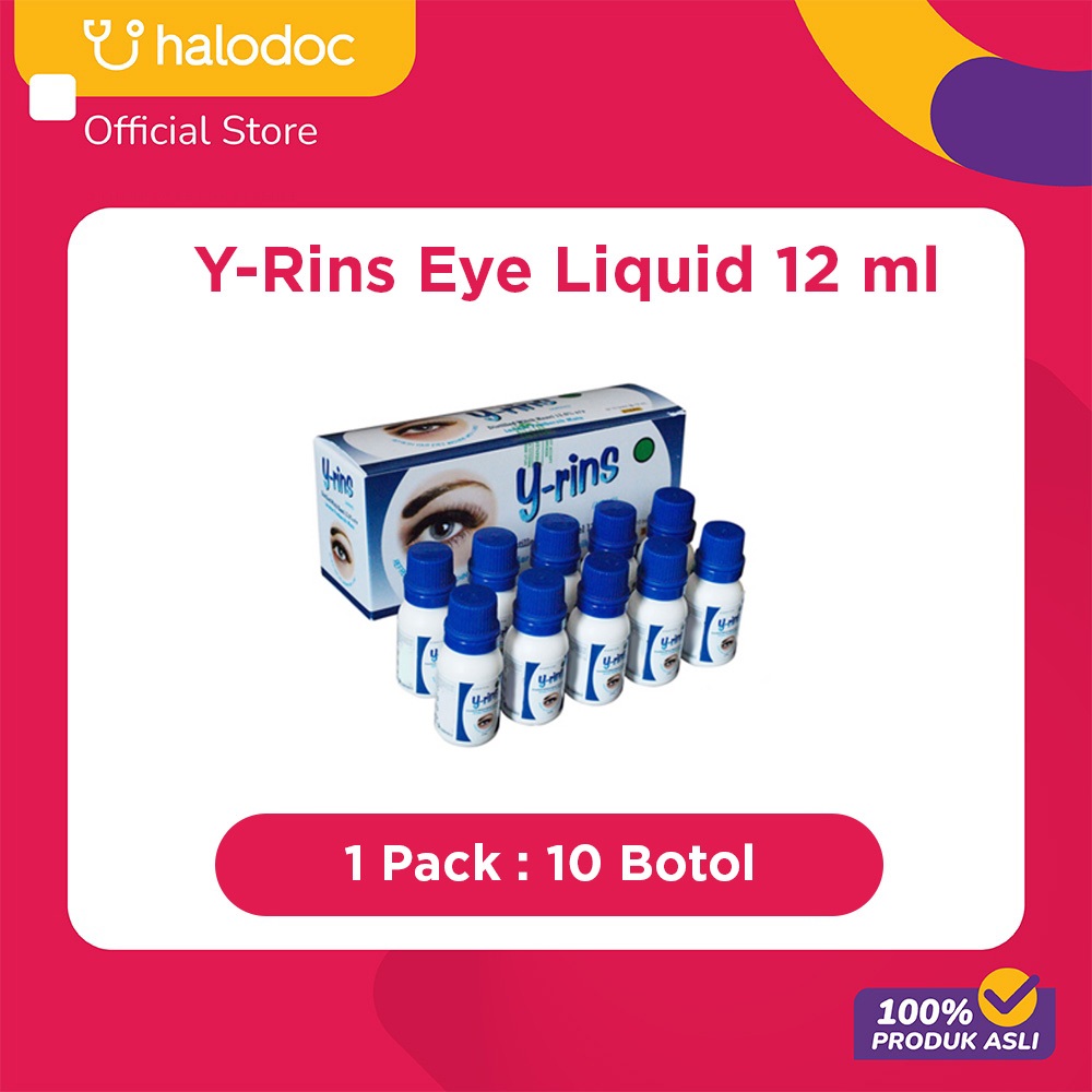 Y-Rins Eye Liquid 12 ml 10 Botol