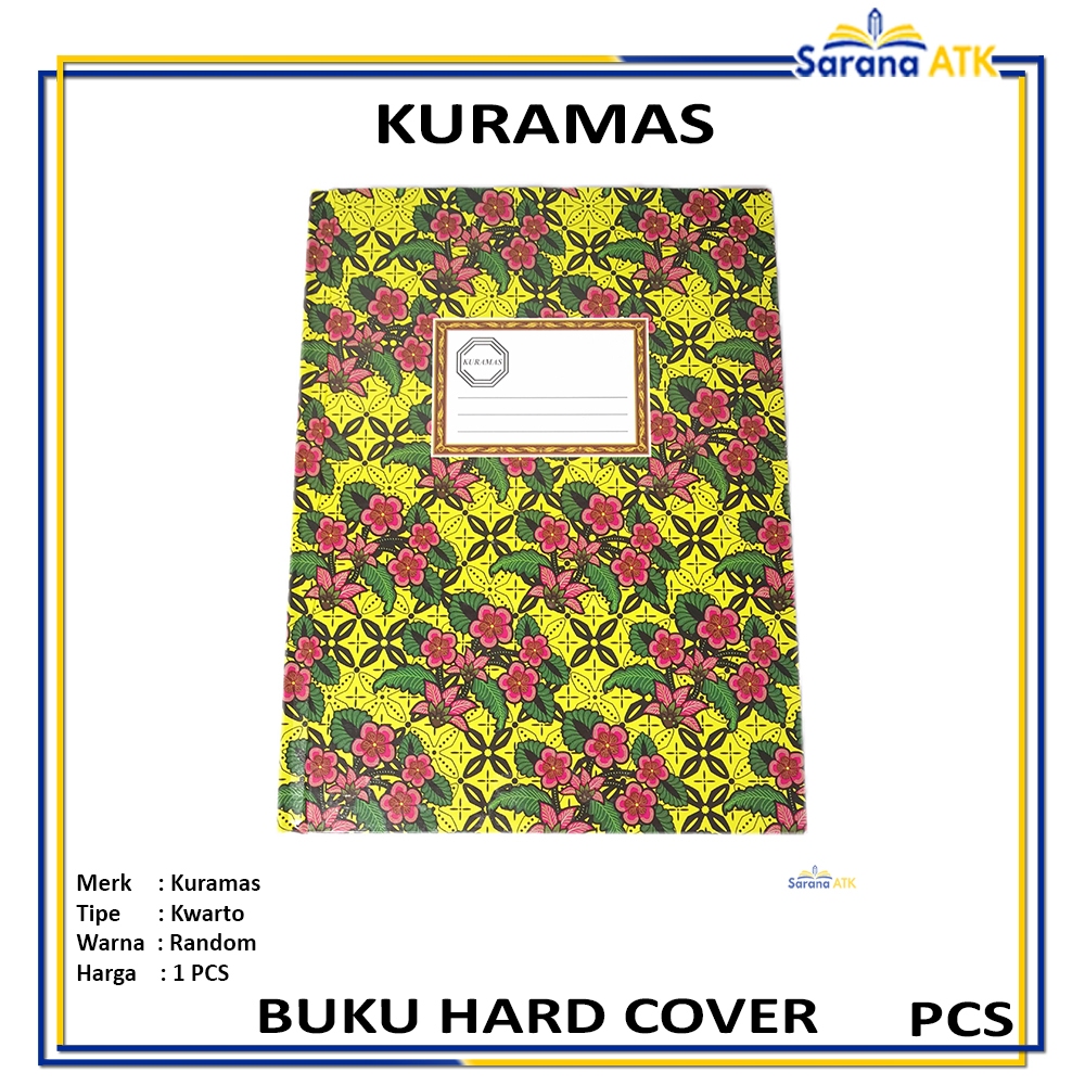 

KURAMAS - Buku Kwarto Hard Cover Isi 200 Lembar - PCS