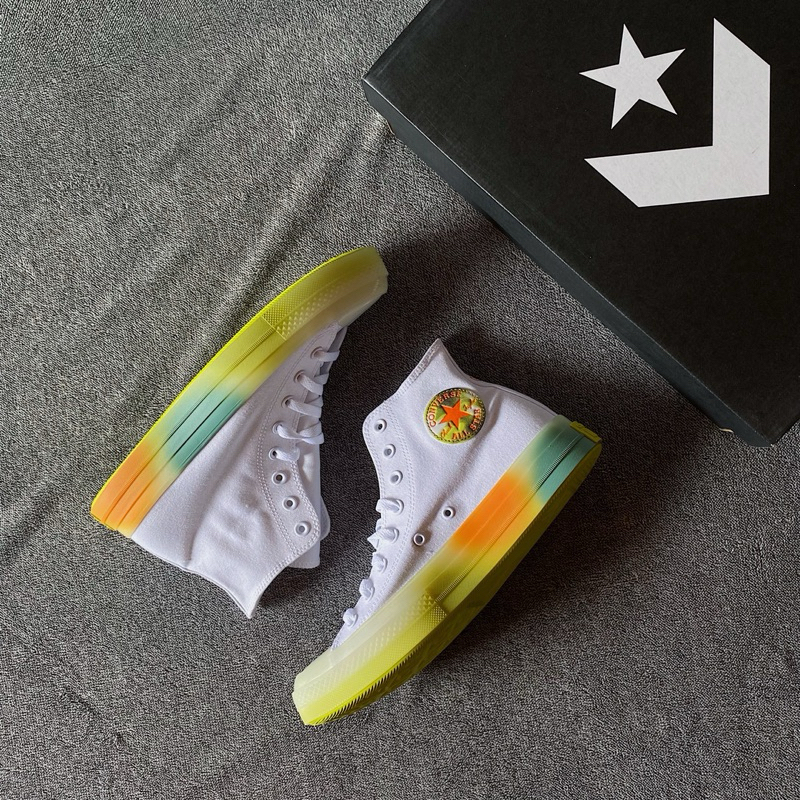 CONVERSE CTAS CX Rainbow White
