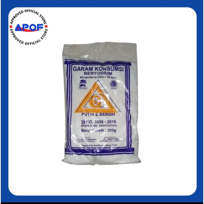 

Garam dapur garam GY putih dan bersih