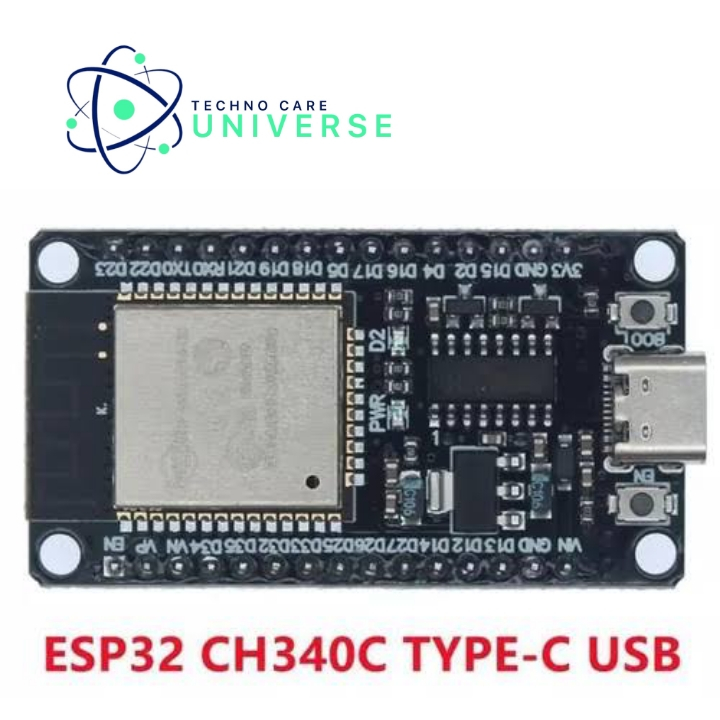 ESP32 CH340C - USB Type C 30 Pin