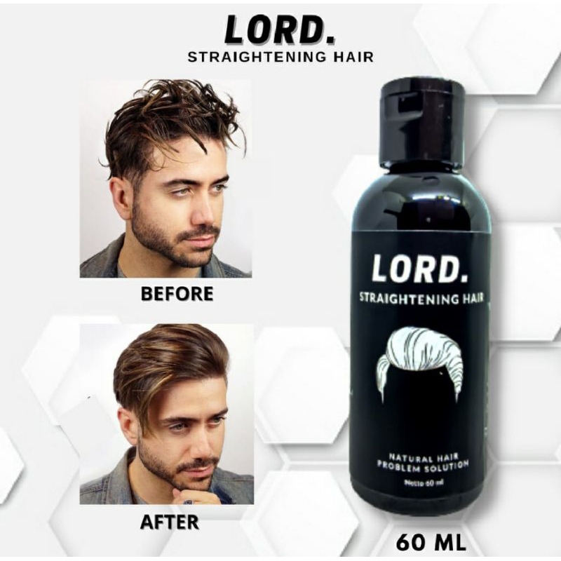 PELURUS RAMBUT PERMANEN PRIA LORD HAIR STRAIGHTENING PELURUS RAMBUT