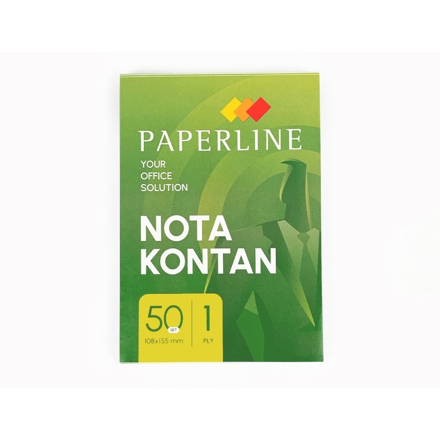 

(PAK; ISI 10 PCS) Nota Kontan Paperline K1 - 1 PLY