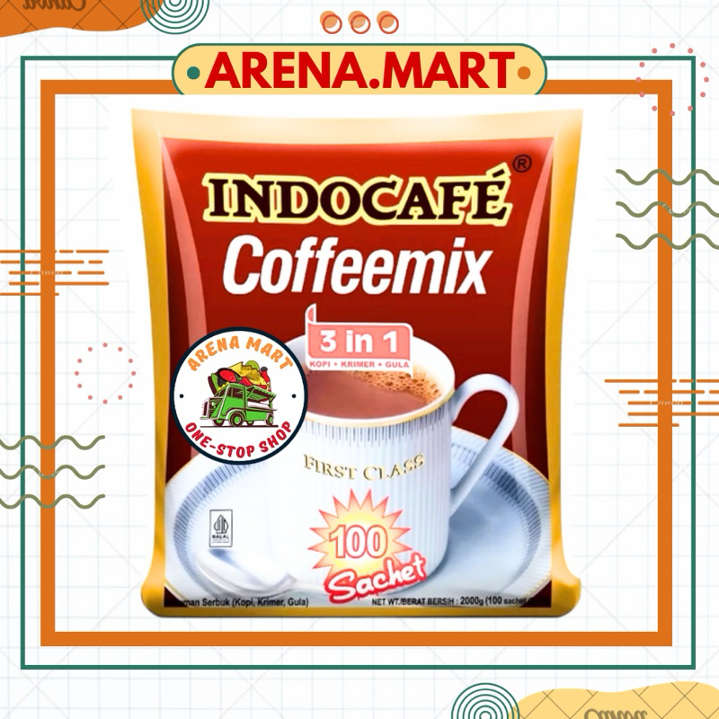 

INDOCAFE COFFEEMIX 3 in 1 INDOCAFE COFFEMIX 1 BAG