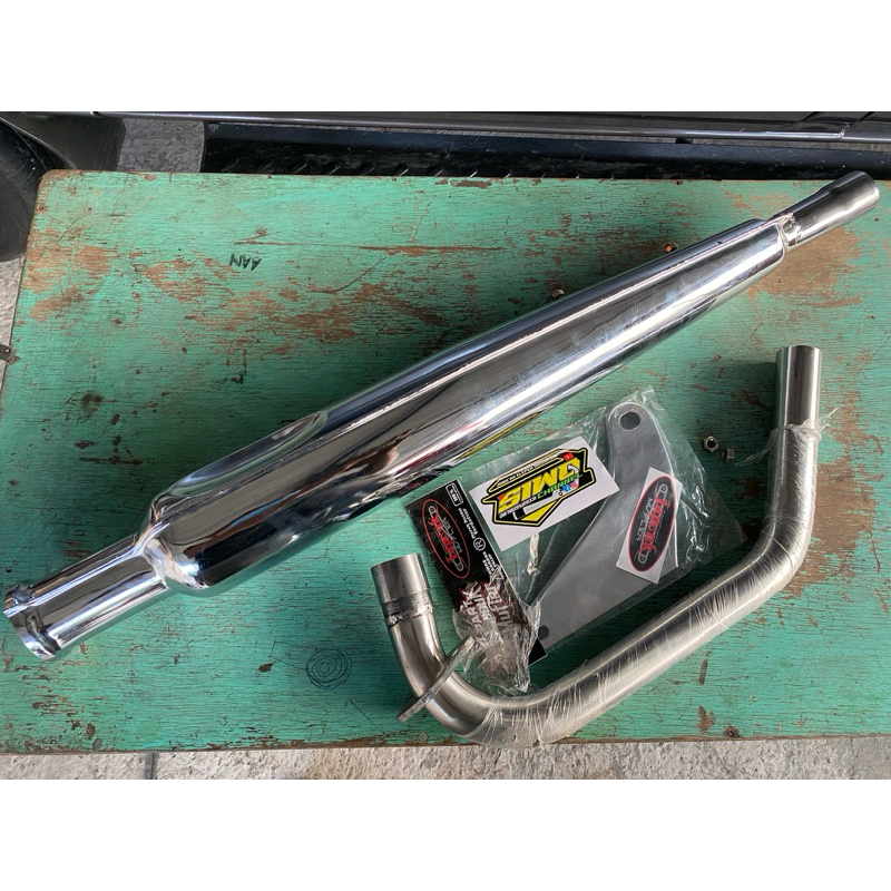 knlpot corbi plor sc muffler merk Fi set leher stenlis