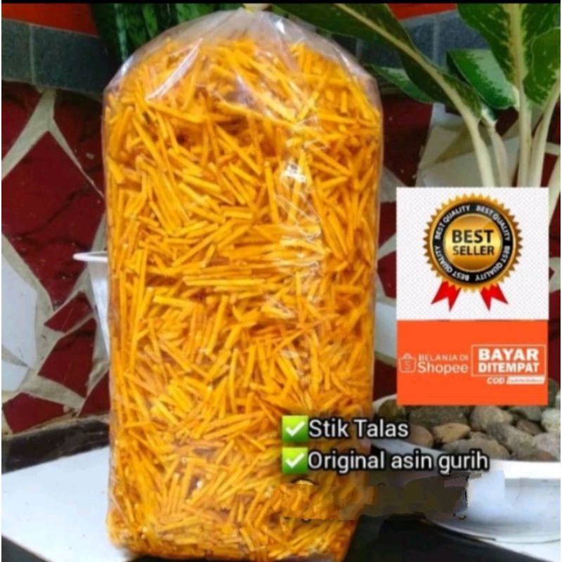 

Stik talas original asin gurih/Krupuk talas