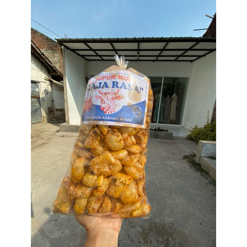 

KERUPUK KULIT PEDAS daun jeruk 220grm