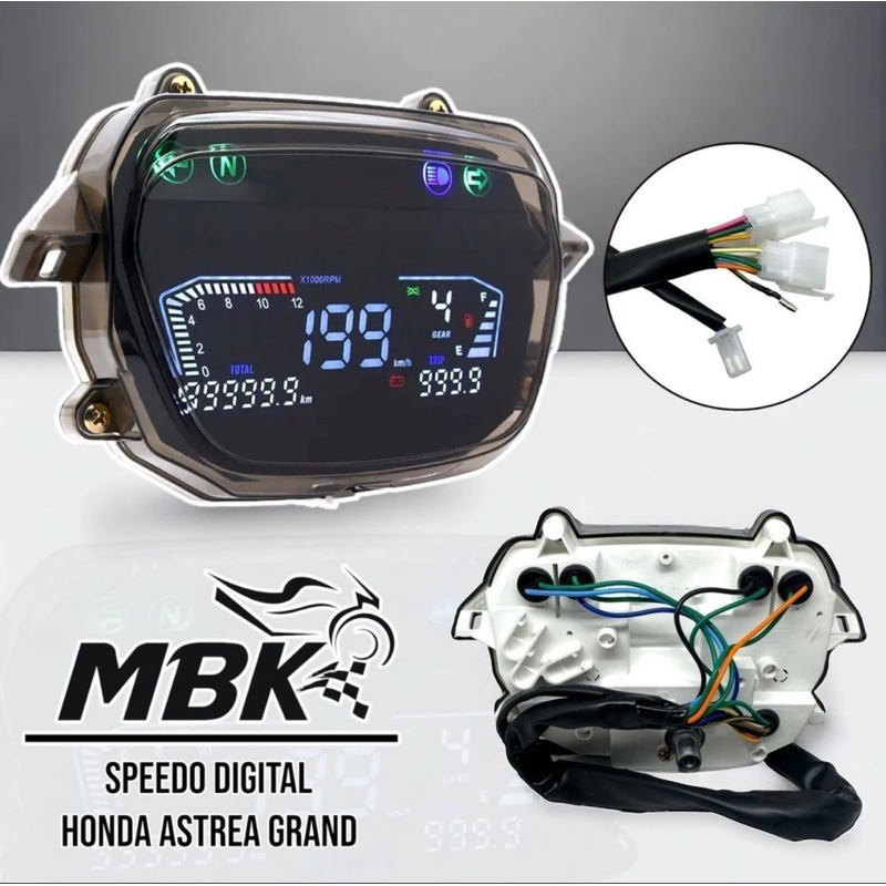 SPEEDOMETER SPIDOMETER KILOMETER DIGITAL ASTREA GRAND ASTREA LEGENDA PNP