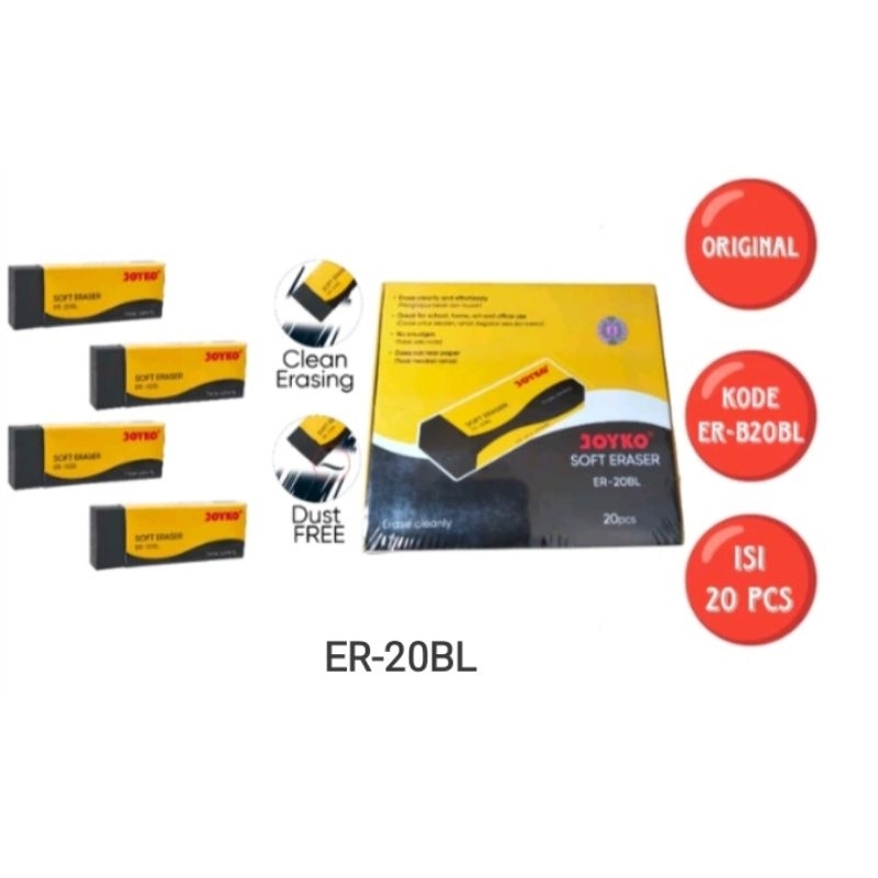 

eraser/stip joyko er 20 bl