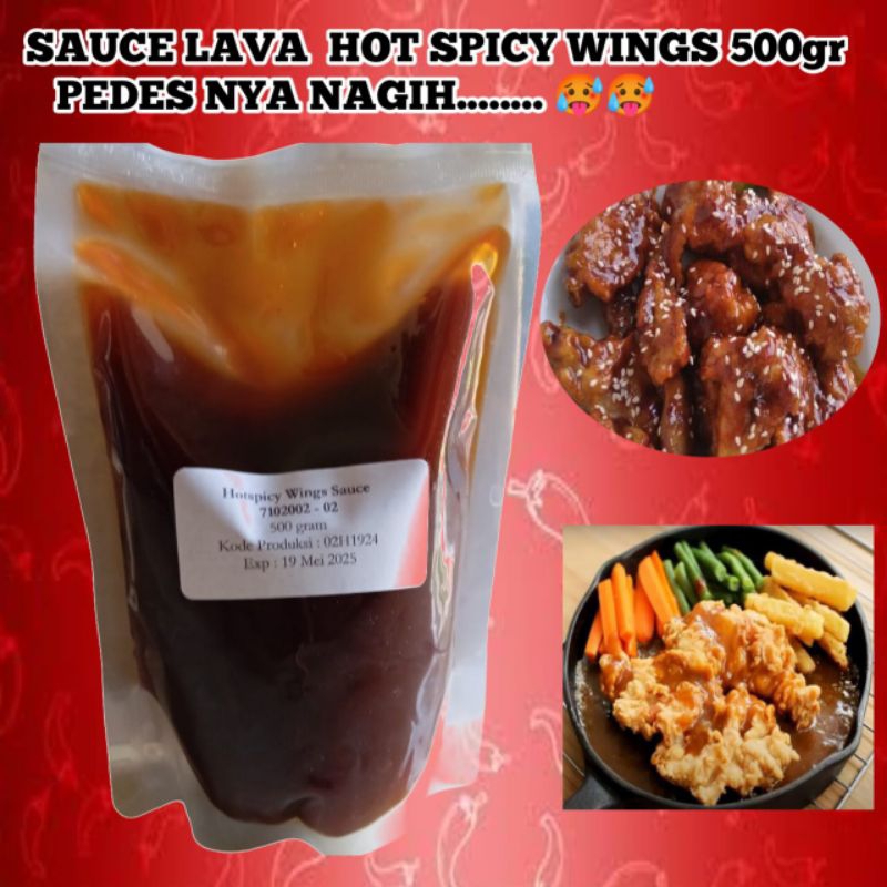 

Saos Hot Spicy Lava 500gr