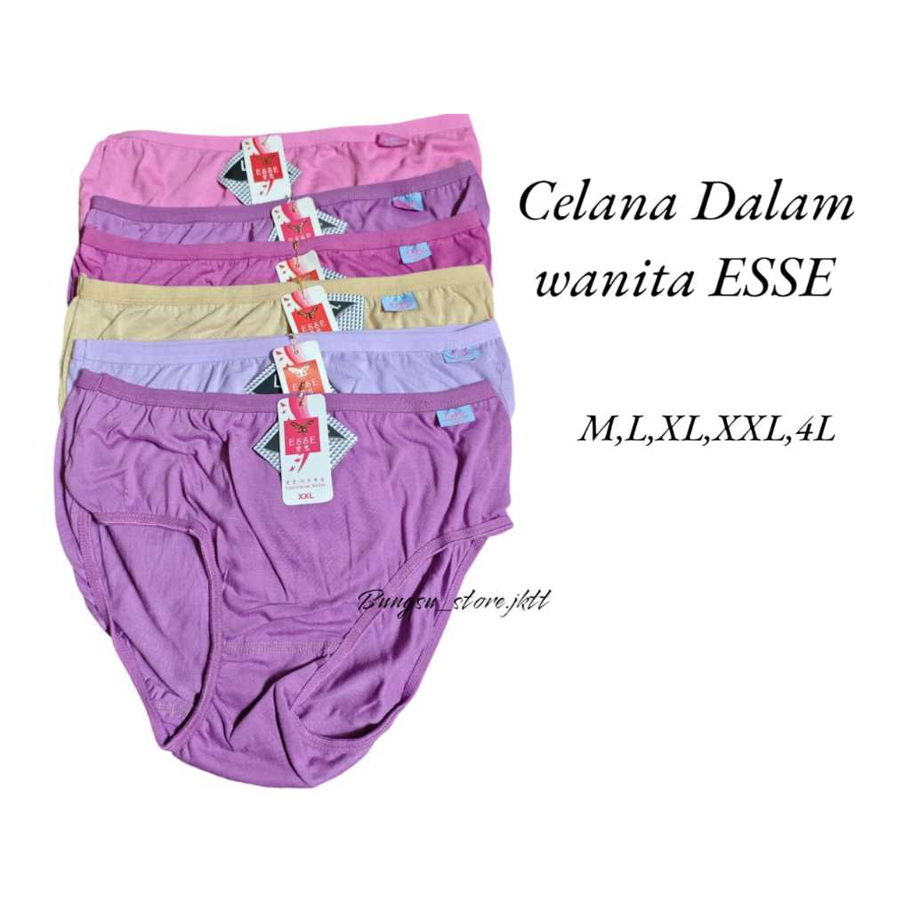 [ ISI 3 /6 PCS ]CD ESSE Wanita - CD Wanita Dewasa - CD Wanita Murah -Dalaman Wanita ESSE
