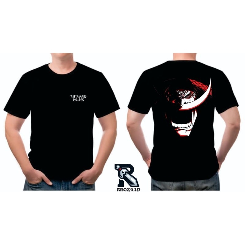 kaos t-shirt one piece shirohige