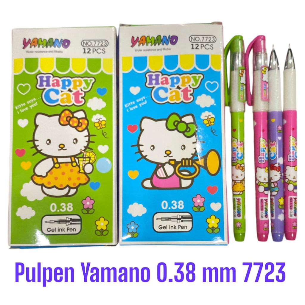

[1 Pcs] Pulpen Yamano Fancy Motif Lucu / Gel Pen 0.38mm Yamano Fancy Motif Lucu