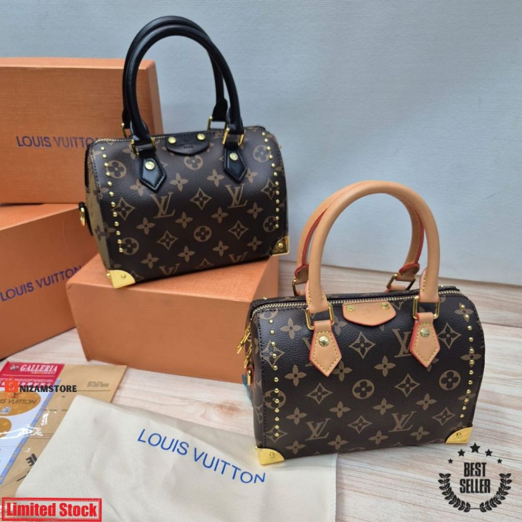 Totebag LV Speedy Premium - Stylish & Elegan dengan Box Eksklusif