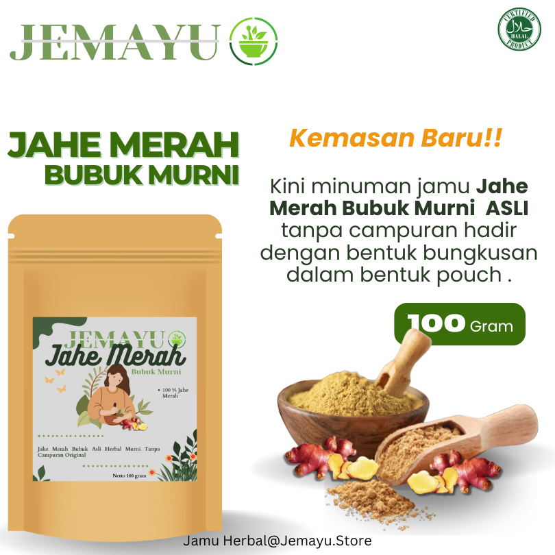 

Jahe Merah Bubuk Super Pedas 100% Murni Herbal Tanpa Gula Original 100 gr