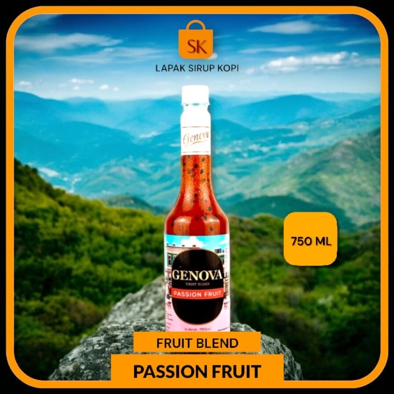 

Genova Fruit Blend Passion Fruit 750ml - Puree / Concentrate