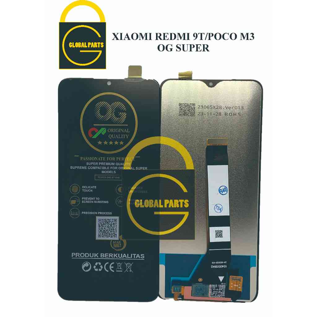 LCD TOUCHSCREEN XIAOMI REDMI 9T / POCO M3 - ORIGINAL 1SET TC - KUALITAS TERBAIK 100% OEM