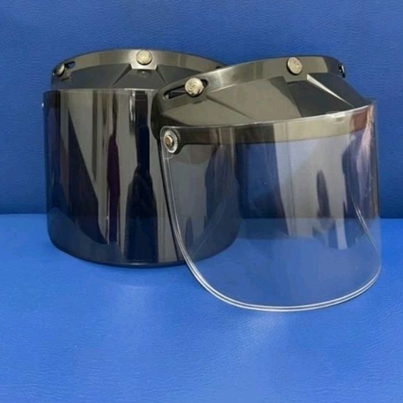 KACA BOGO FLAT/DATAR SMOKE JP HITAM CLEAR