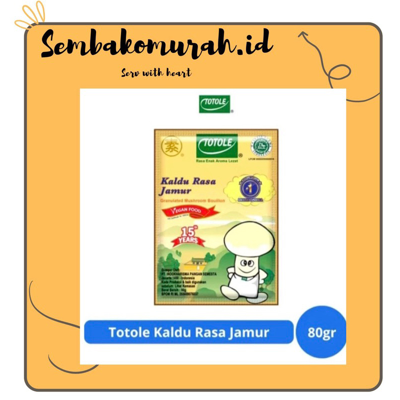 

♥️ Sembako murah ♥️ kaldu jamur totole 80gr
