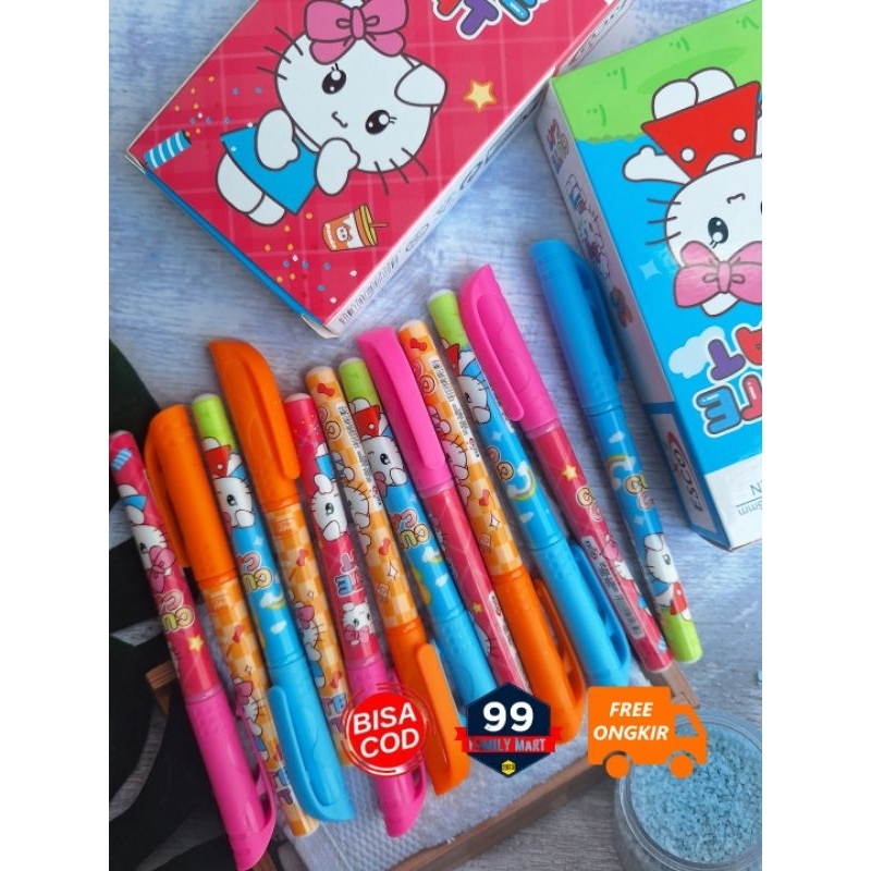 

Cute Cat GP-834/Pulpen Gel Esco Isi 12/Pena Cair/Ballpen/Pulpen Basah