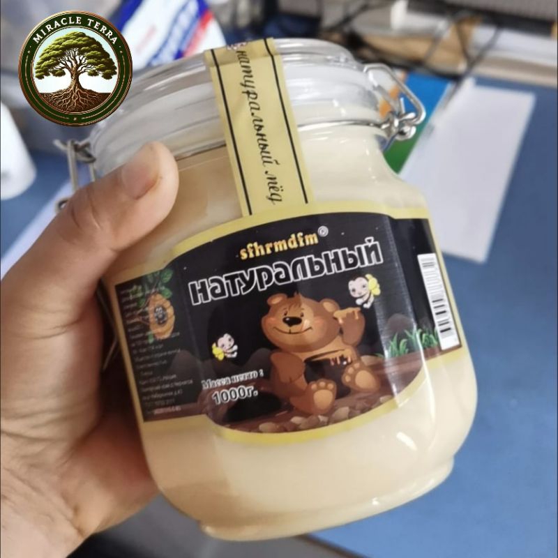 

madu putih original Rusia natural kemasan 1kg