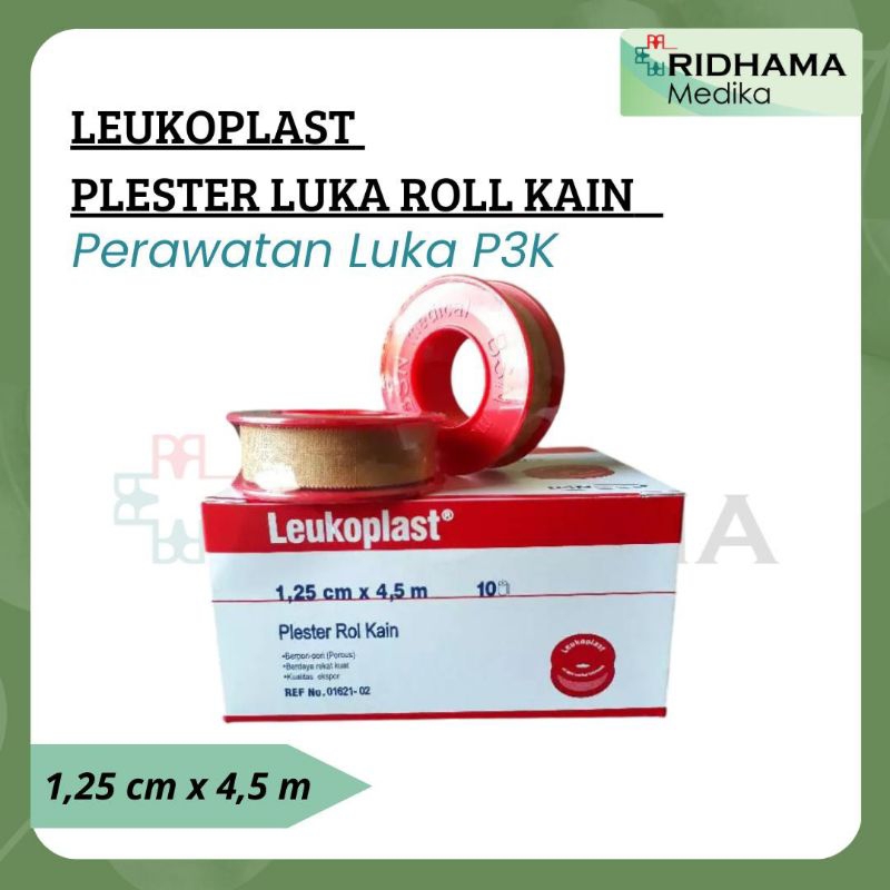 LEUKOPLAST Plester Roll Kain / Plester perekat/ Plester coklat/ plester tahan air