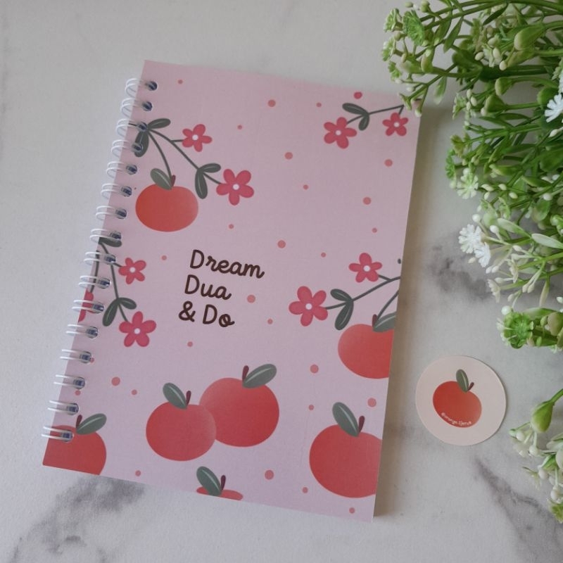 

Notebook Fruits: Dream, Dua, and Do