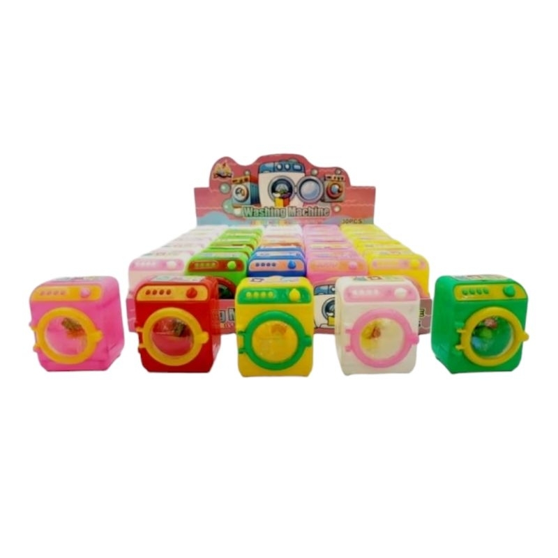 

[1 Box] Washing Machine Permen || Permen Mesin Cuci || Mainan Mesin Cuci Sankie