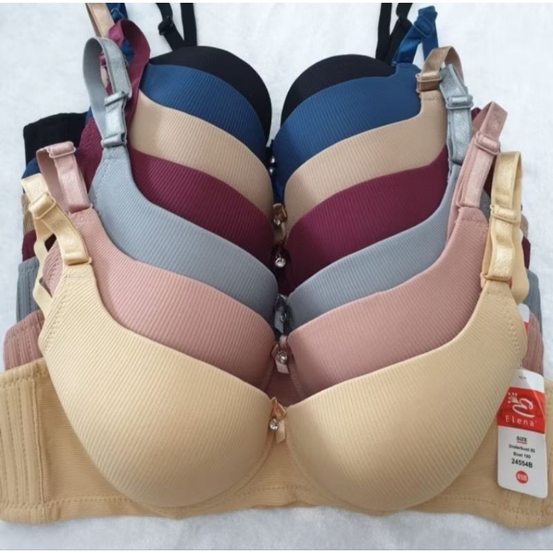elena bra 24554B | BH Elena bahan halus berbusa berkawat kait 3