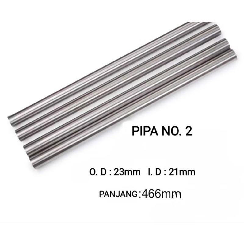 Pipa kedua pompa pcp, Pipa OD 23 pompa pcp, pipa bagian tengah pcp