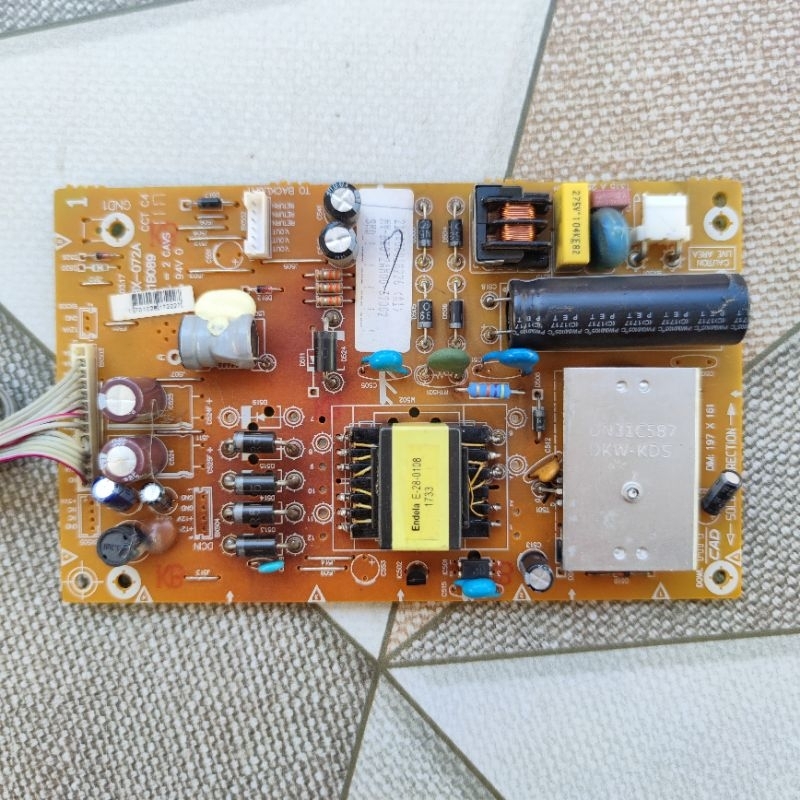 power suplay ace matic regulator psu tv polytron PLD32V7510 PLD 32V7510