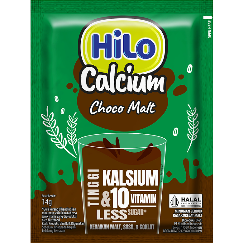 

HILO CALCIUM CHOCO MALT / CHOCOLATE TARO SACHET 14g