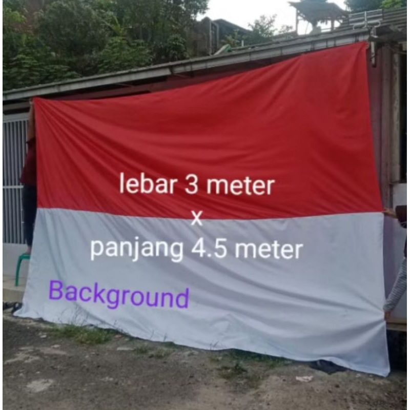 Bendera merah Putih ukuran 90 besar / Bendera jumbo