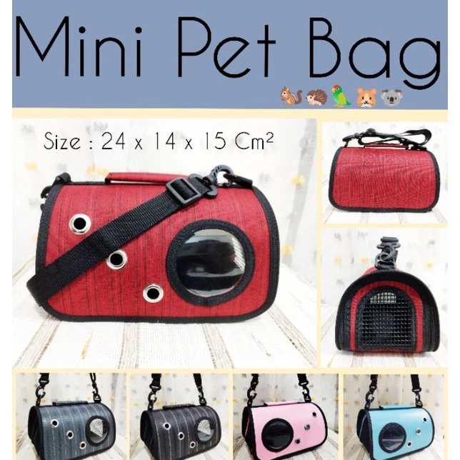 Lebih Istimewa  Travel Pouch Bag  Tas Hewan Minimalis  Tas Landak Mini