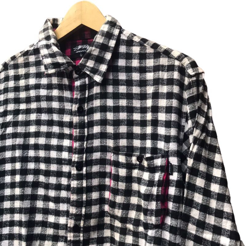 kemeja flannel stussy